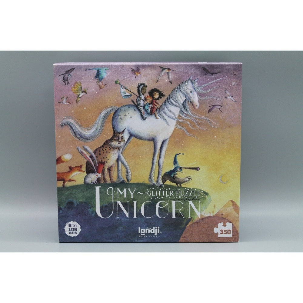 Londji My Unicorn Glitter Puzzle 350 Piece Sonja Wimmer Complete Fantasy Kids